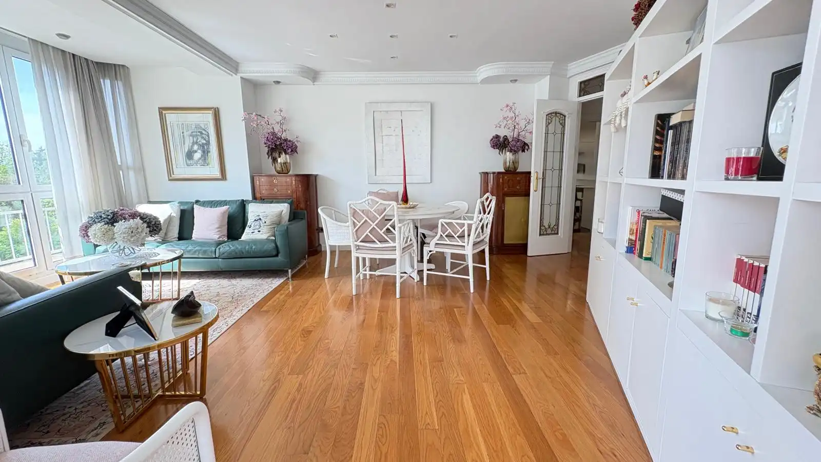 Sala de estar de Piso en venta en Murcia con Aire acondicionado y Balcón