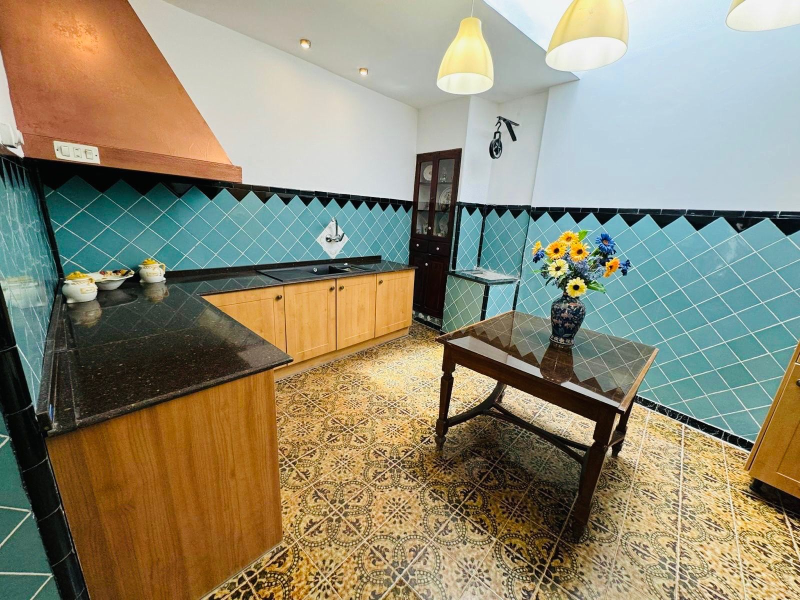 Cuina de Casa adosada en venda en Benidoleig amb Terrassa, Traster i Moblat