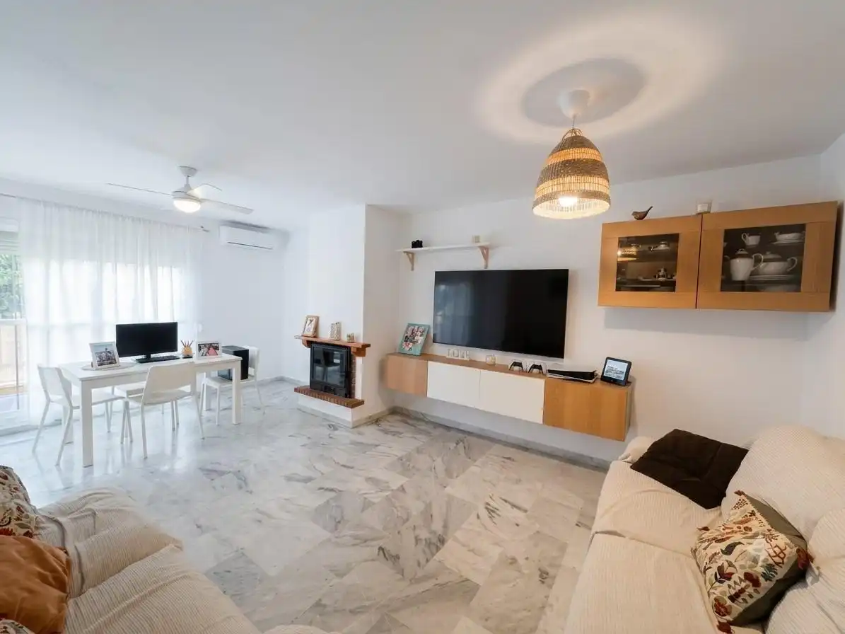 Living room of Detached homes for sale in Rincón de la Victoria  with Air Conditioner, Balcony and Community pool