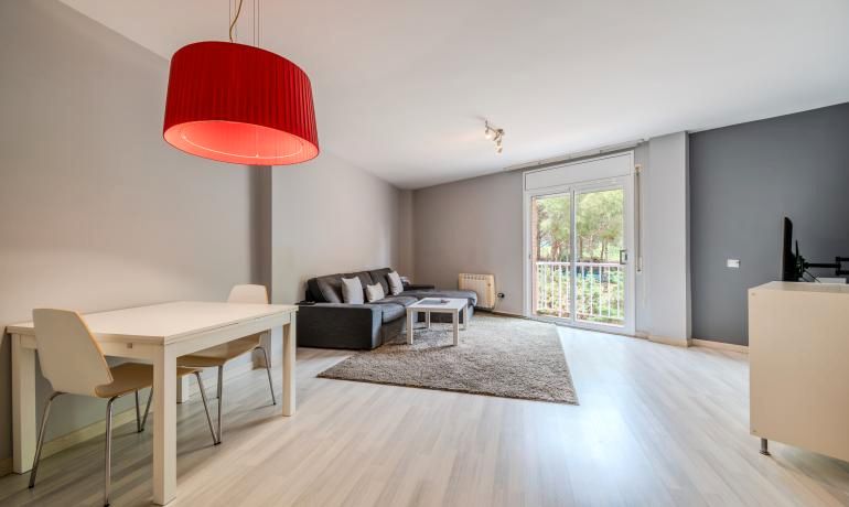 Living room of Flat for sale in Roses  with Air Conditioner, Heating and Terrace
