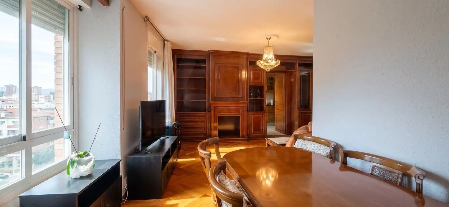Living room of Flat for sale in Barcelona  with Air Conditioner and Heating
