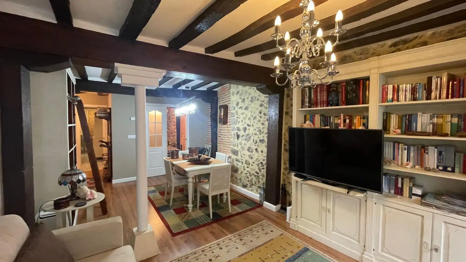 Dining room of Flat for sale in Castro-Urdiales  with Heating, Furnished and Balcony