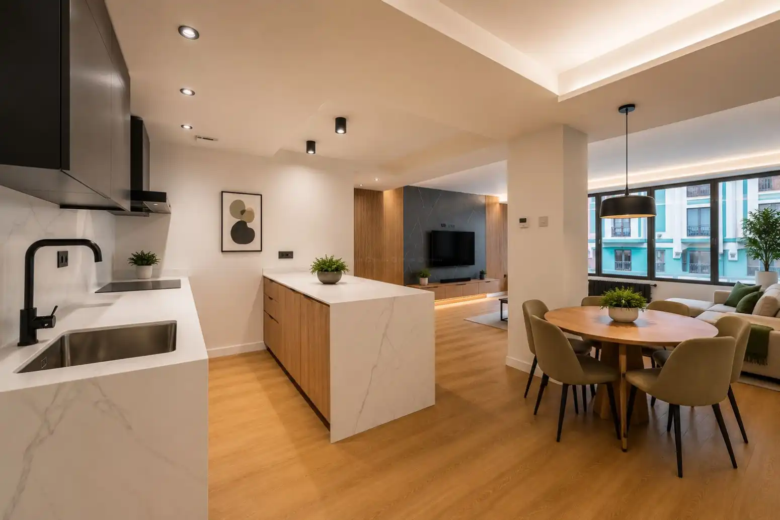 Kitchen of Flat for sale in Gijón   with Heating