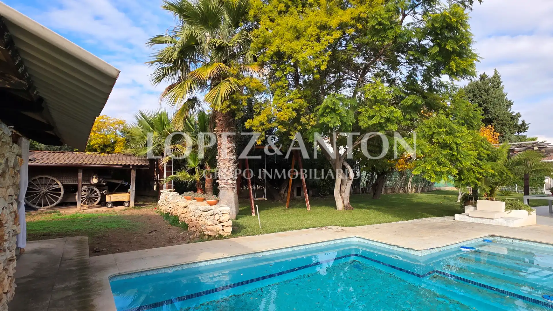 Garden of Houses for sale in L'Eliana  with Air Conditioner, Private garden and Terrace