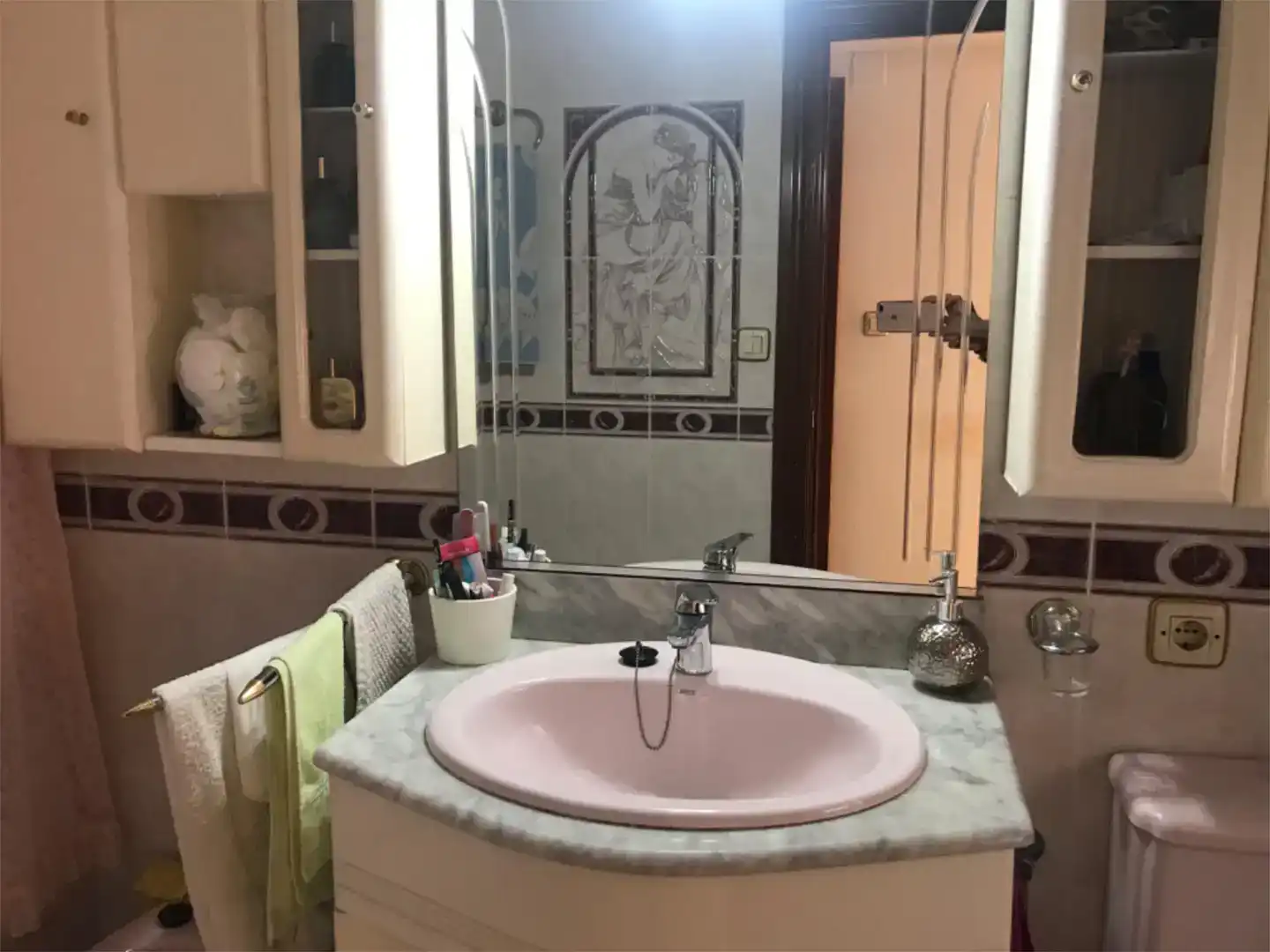 Badezimmer von Wohnung zum Verkauf in Illueca mit Balkon