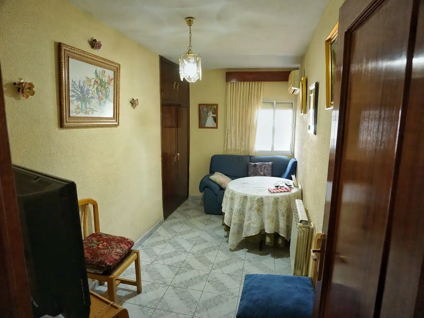 Sala de estar de Piso en venta en Leganés con Calefacción, Terraza y Amueblado