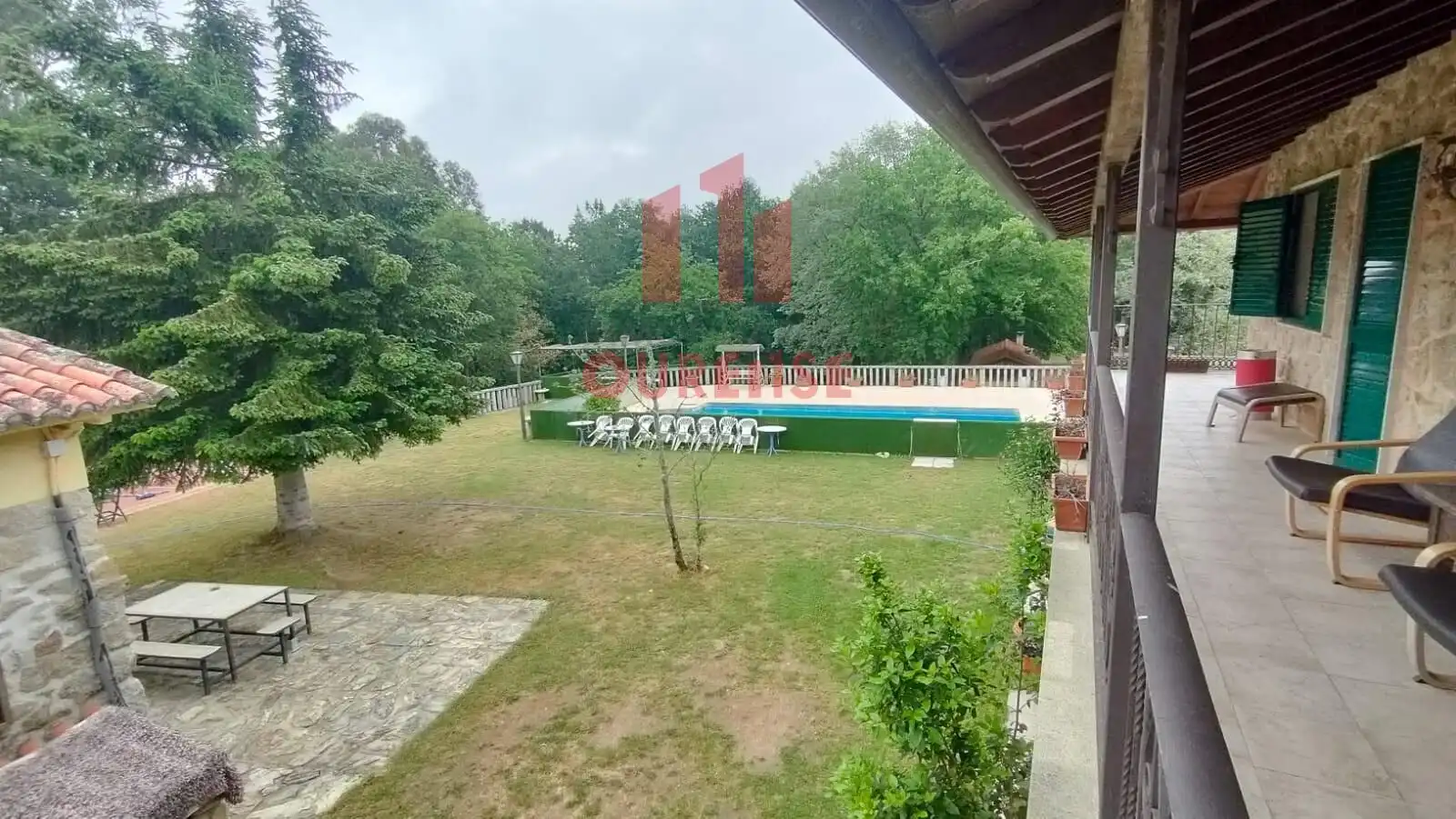 Jardí de Finca rústica en venda en San Amaro amb Aire condicionat, Calefacció i Jardí privat