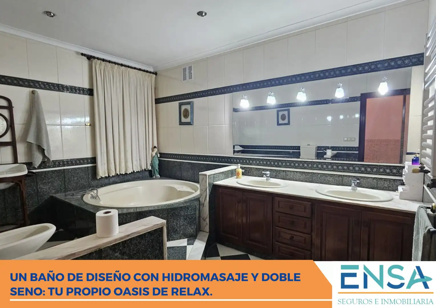 Baño de Casa adosada en venta en Vila-real con Aire acondicionado, Calefacción y Terraza