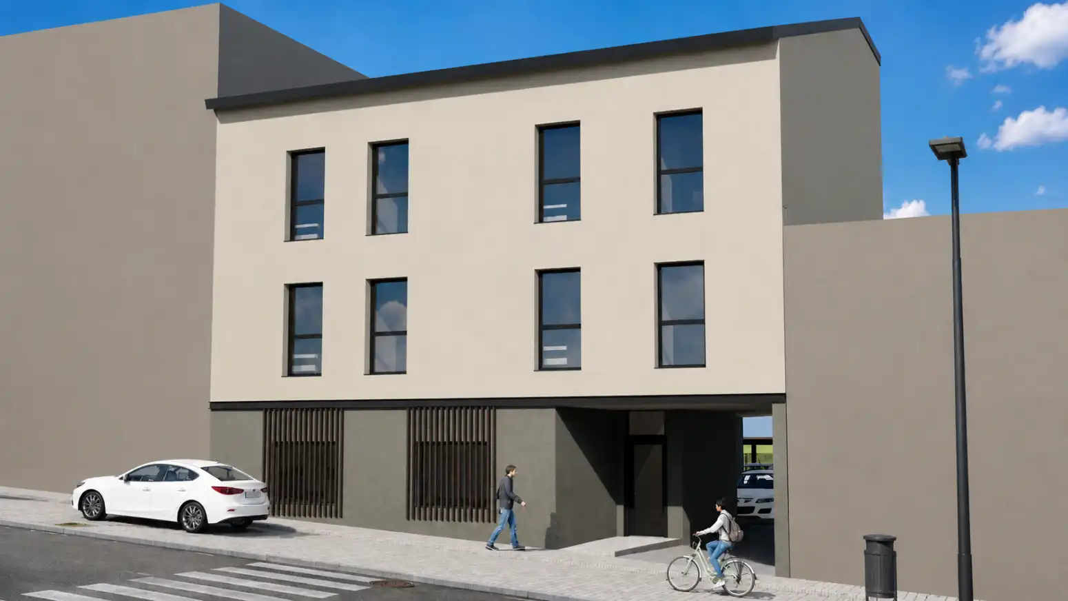Exterior view of Flat for sale in Centelles  with Heating and Balcony