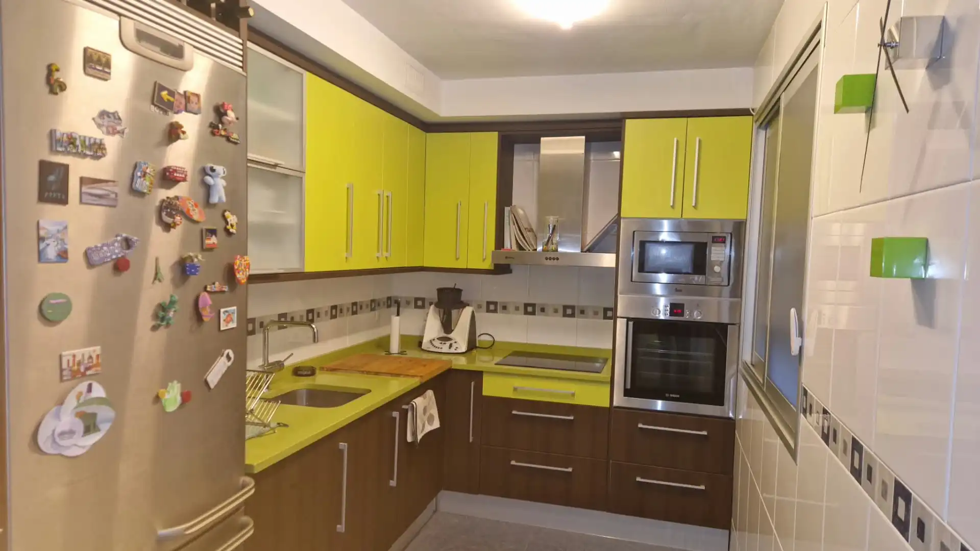 Küche von Wohnung zur Miete in Zaragoza mit Heizung, Parkett und Terrasse