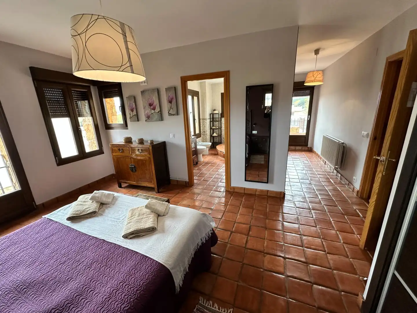 Habitación de Casa o chalet en venta en Villalba de la Sierra con Aire acondicionado, Calefacción y Terraza