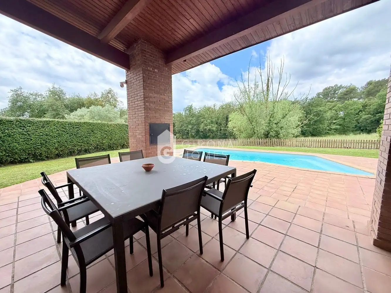 Terrasse von Haus oder Chalet zum Verkauf in Sant Julià de Ramis mit Klimaanlage, Heizung und Privatgarten