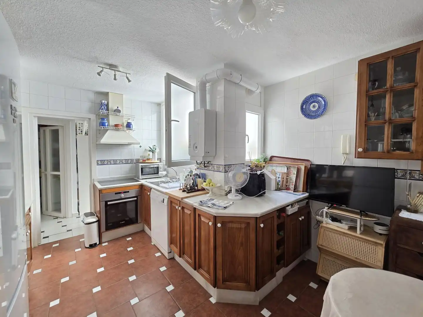Kitchen of Flat for sale in Málaga  with Air Conditioner, Heating and Terrace