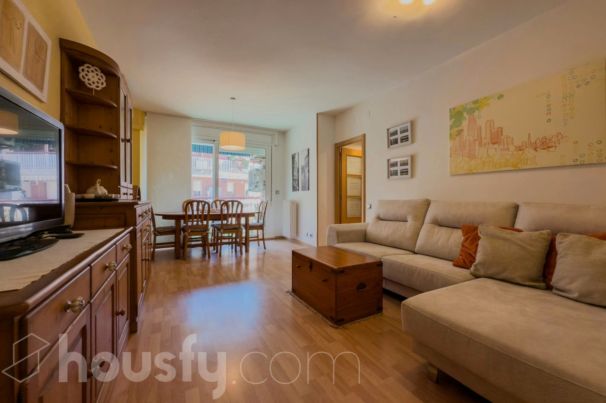 Living room of Flat to rent in  Barcelona Capital  with Air Conditioner, Heating and Furnished