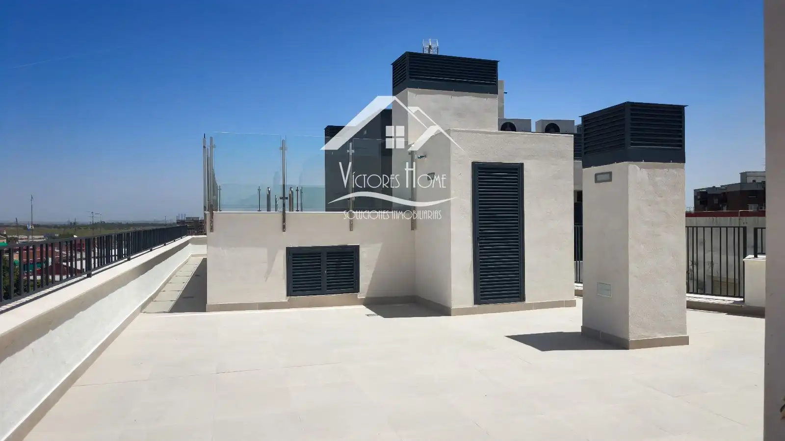 Terrasse von Wohnung zur Miete in Alcorcón mit Klimaanlage, Heizung und Schwimmbad