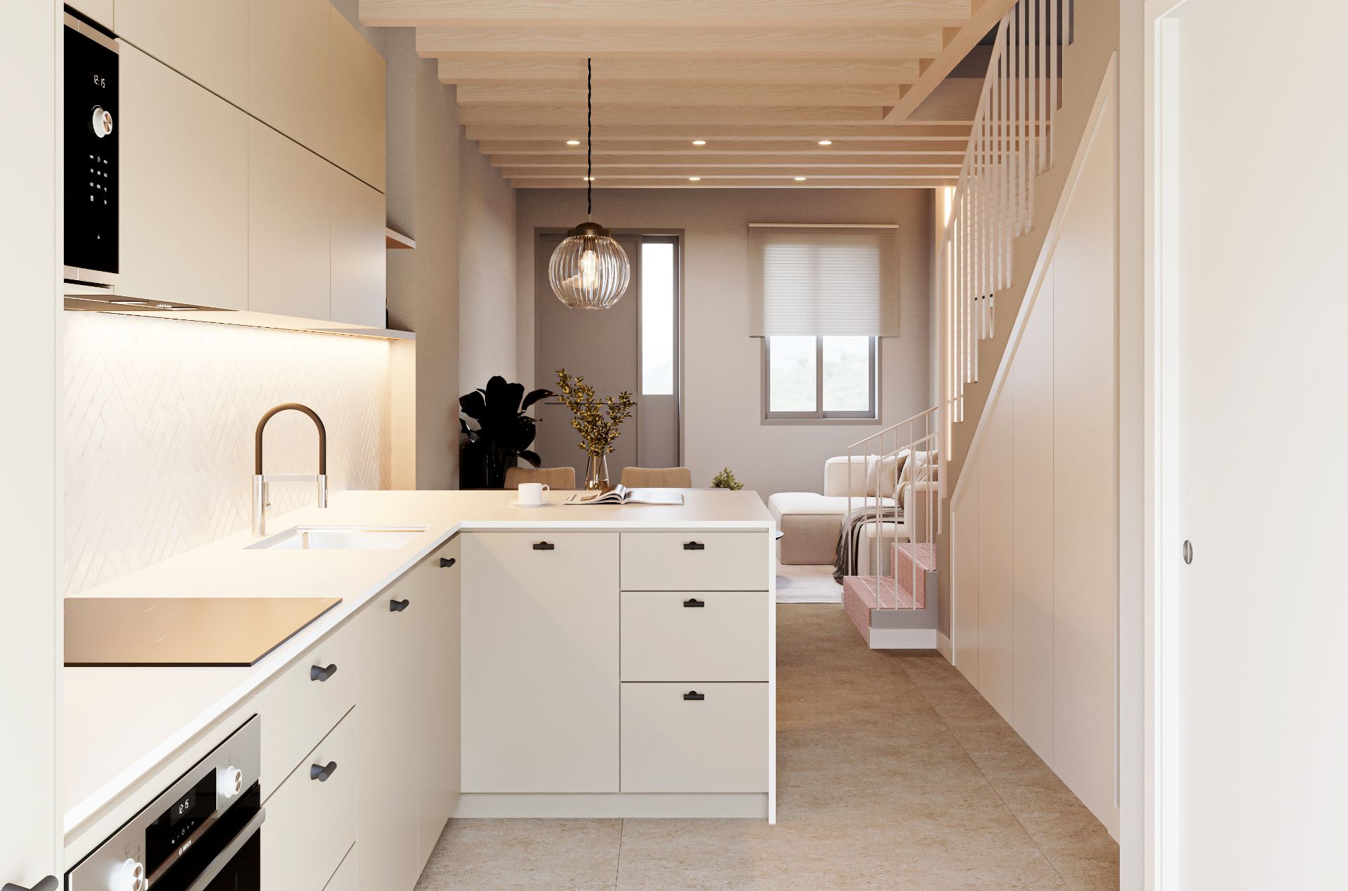 Cuina de Casa o xalet en venda en Badalona amb Aire condicionat, Calefacció i Parquet