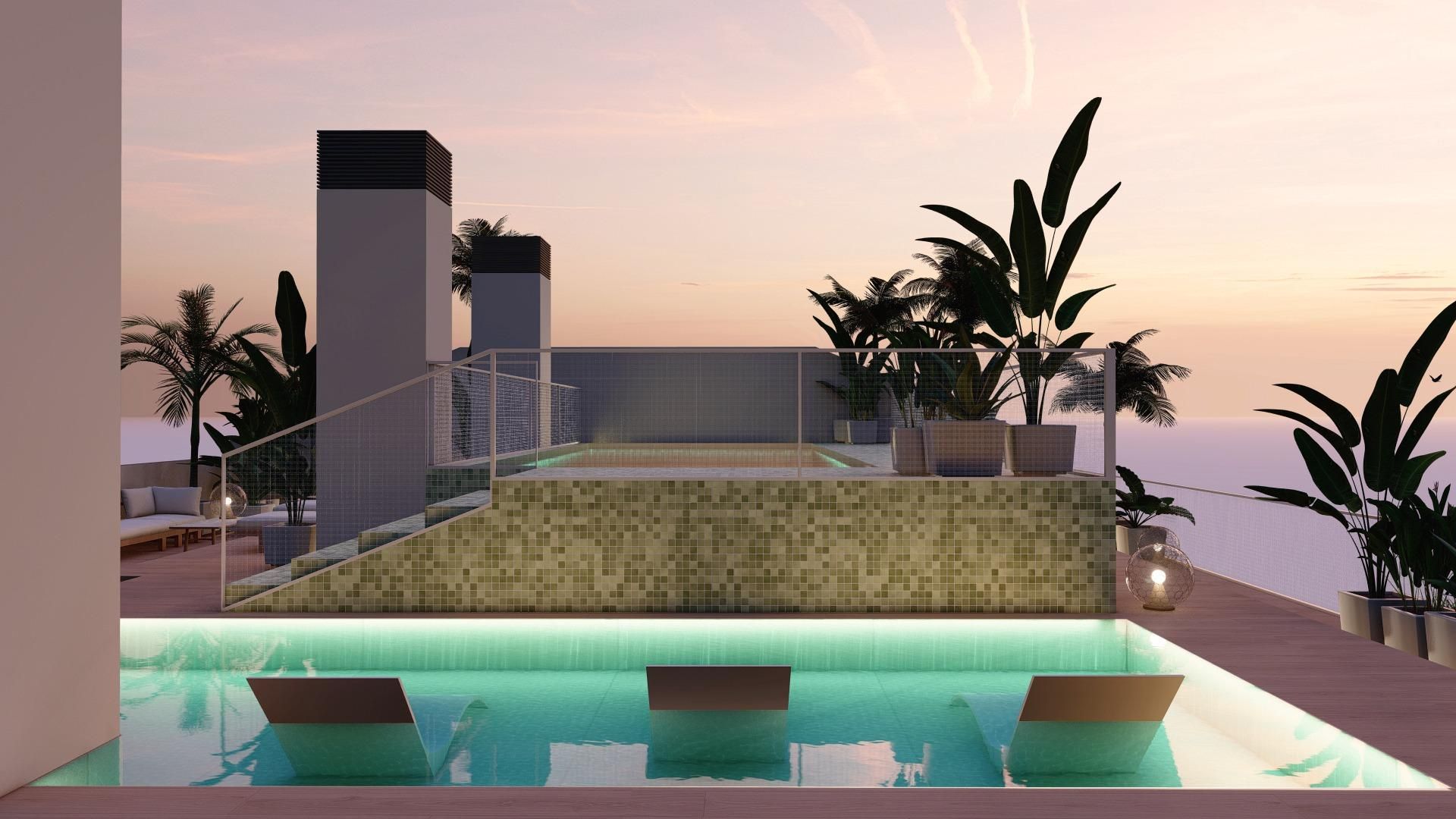 Swimming pool of Flat for sale in  Murcia Capital