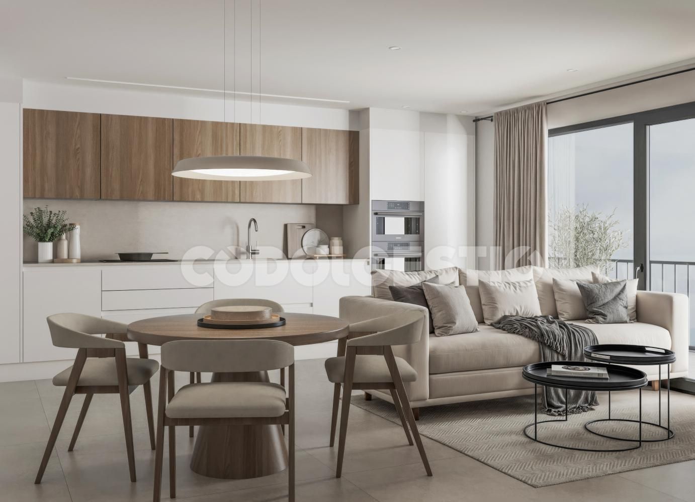 Sala de estar de Piso en venta en Vic con Terraza