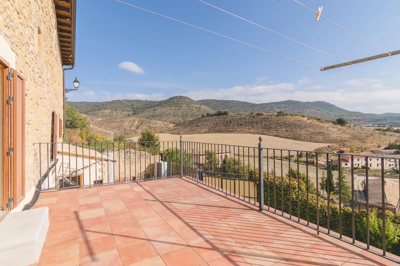 Terraza de Finca rústica en venta en Eslava con Jardín privado, Terraza y Trastero