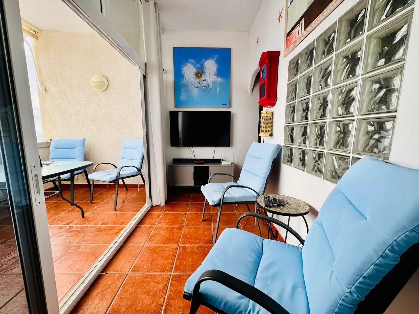 Terraza de Piso de alquiler en Santa Cruz de Tenerife con Aire acondicionado, Terraza y Amueblado