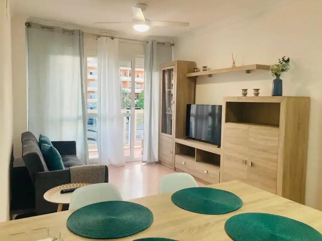 Sala de estar de Piso en venta en San Luis de Sabinillas