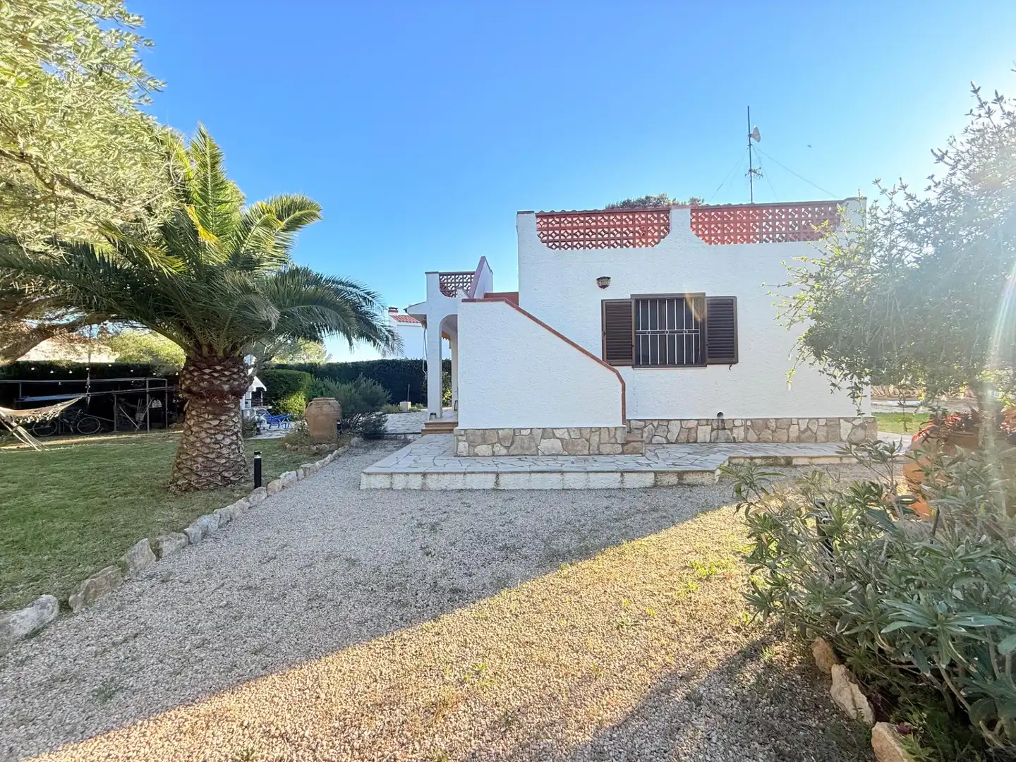 Vista exterior de Casa o chalet en venta en L'Ampolla con Calefacción, Jardín privado y Terraza