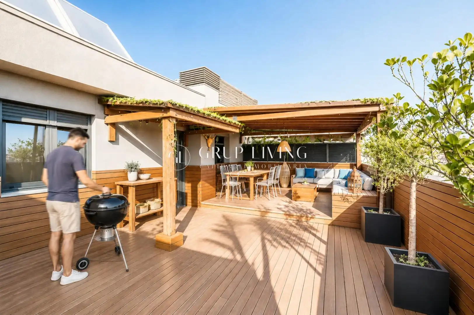 Terraza de Piso en venta en Sitges con Calefacción, Jardín privado y Terraza