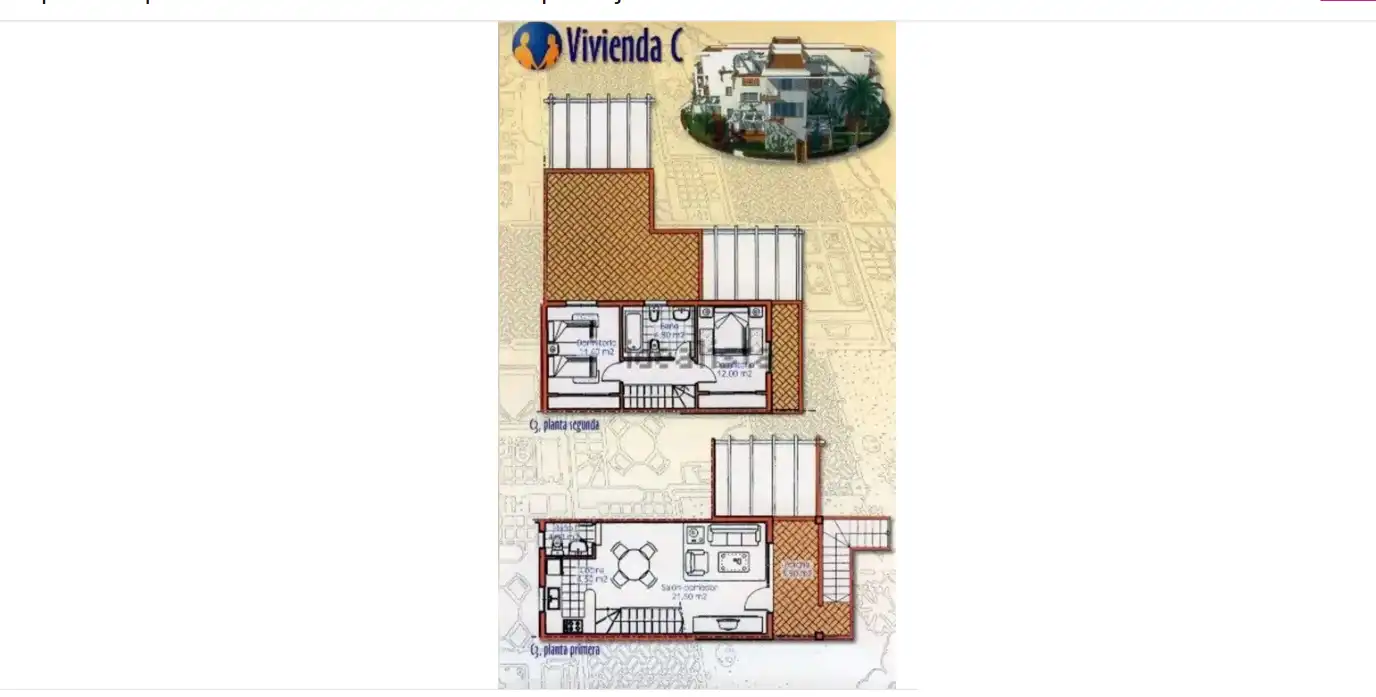 Detached homes for rent in Vera  with Air Conditioner, Heating and Terrace