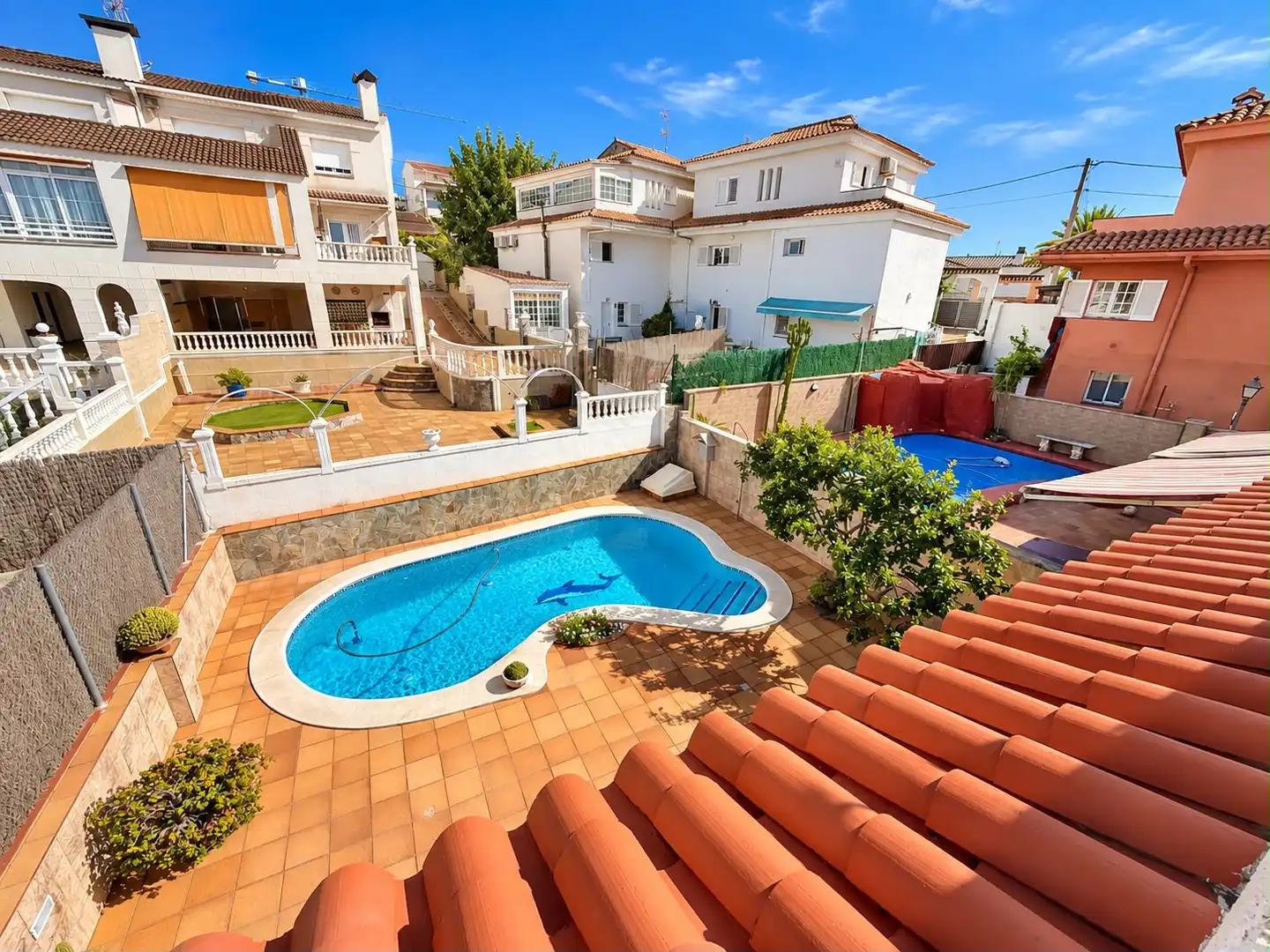 Piscina de Casa adosada en venda en Sant Pere de Ribes amb Calefacció, Terrassa i Piscina