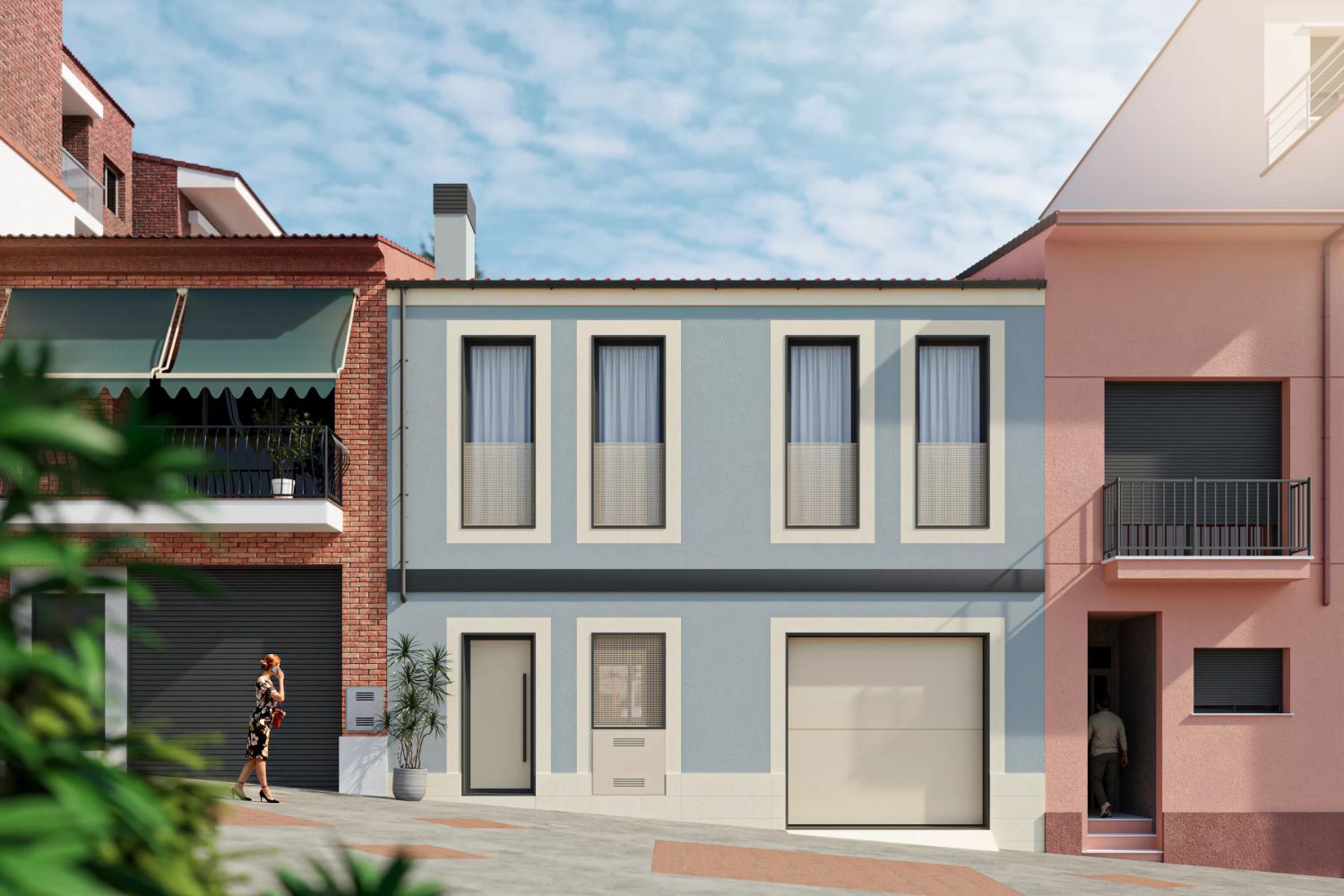 Exterior view of House or chalet for sale in Sant Vicenç Dels Horts  with Air Conditioner, Heating and Terrace