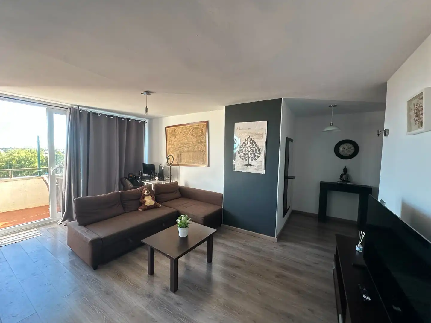 Living room of Attic for sale in Mont-roig del Camp  with Air Conditioner, Terrace and Furnished