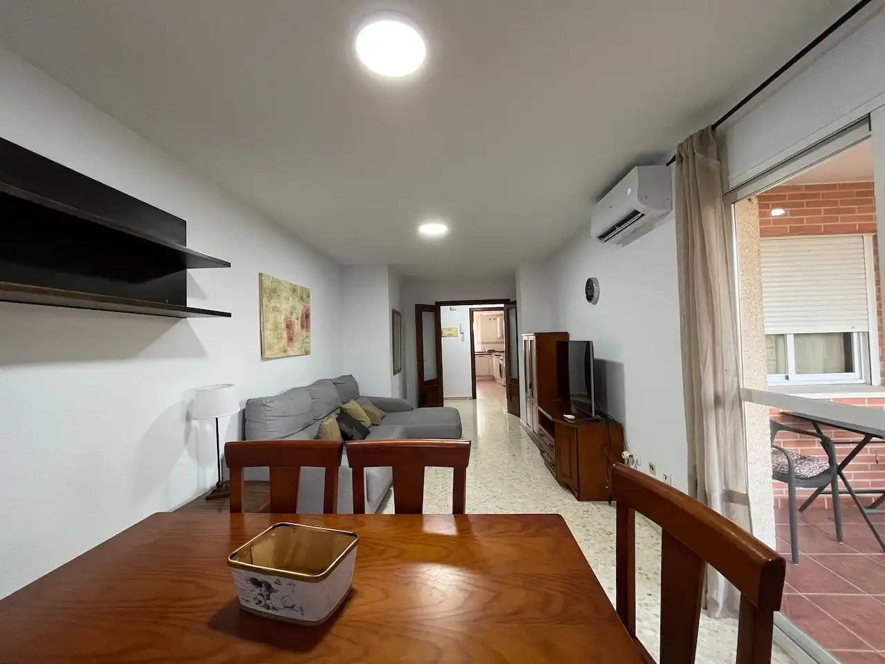 Sala d'estar de Pis de lloguer en Vélez-Málaga amb Aire condicionat, Calefacció i Terrassa