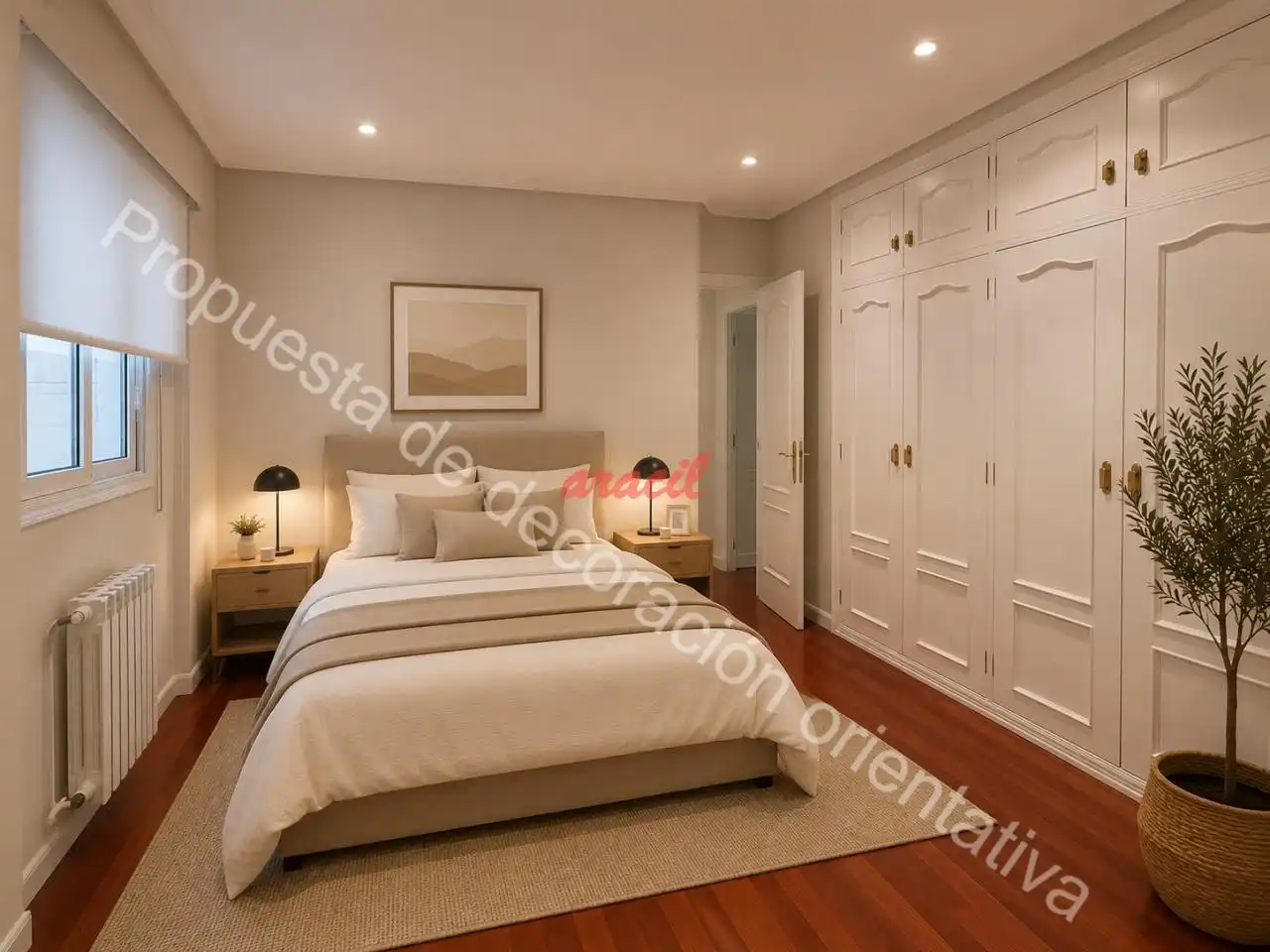 Bedroom of Apartments for rent in Ourense Capital   with Heating