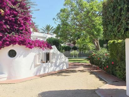 Exterior view of House or chalet for sale in Santa Eulària des Riu  with Air Conditioner and Private garden