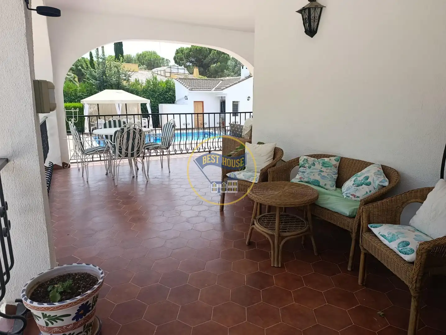 Terrassa de Casa o xalet en venda en Ontinyent amb Aire condicionat, Calefacció i Jardí privat