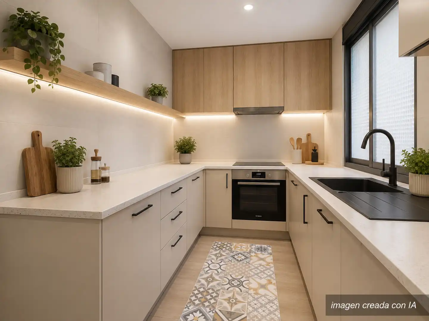 Cocina de Piso en venta en Madrid con Calefacción, Jardín privado y Parquet