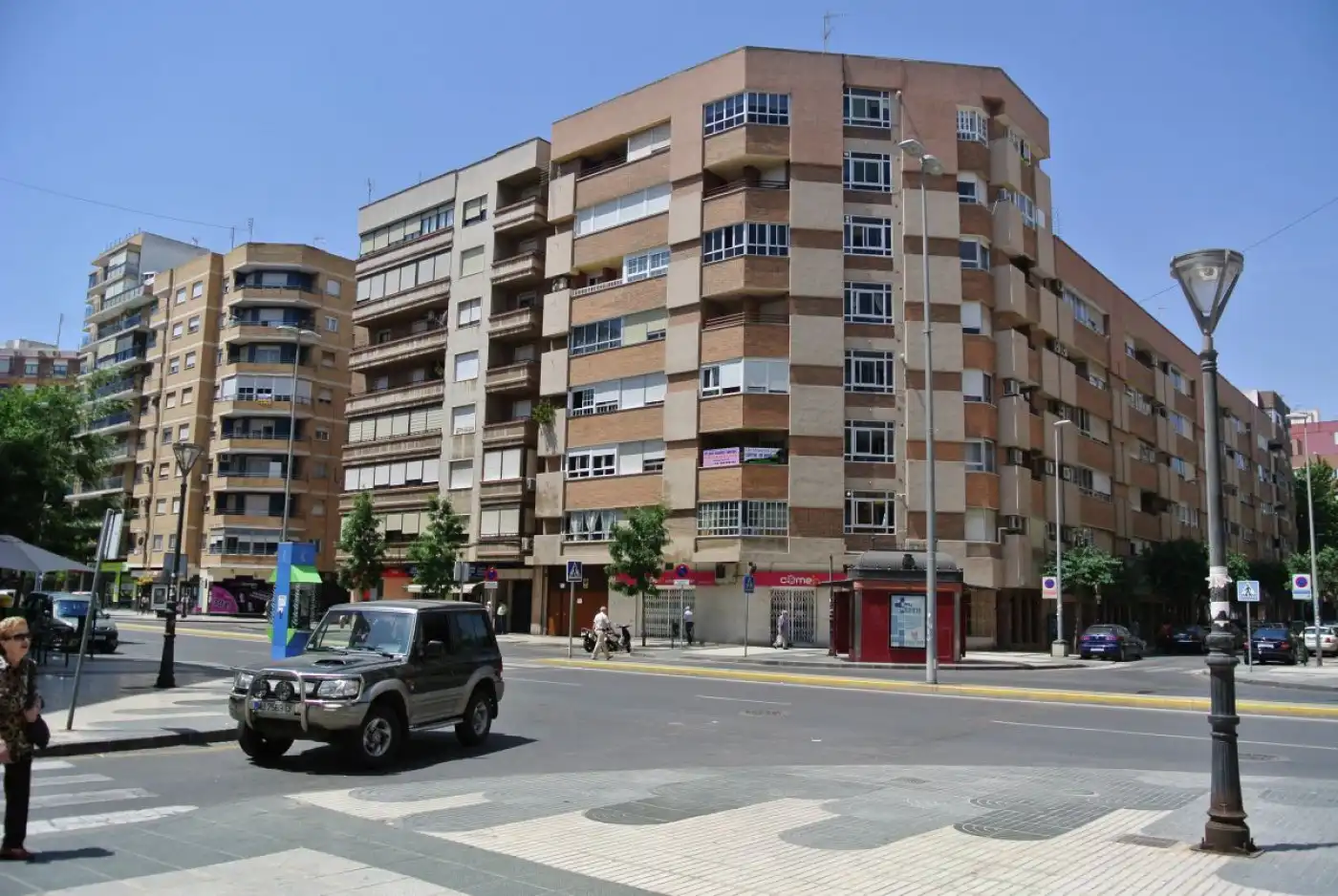 Vista exterior de Pis per a compartir en Cartagena amb Aire condicionat i Parquet