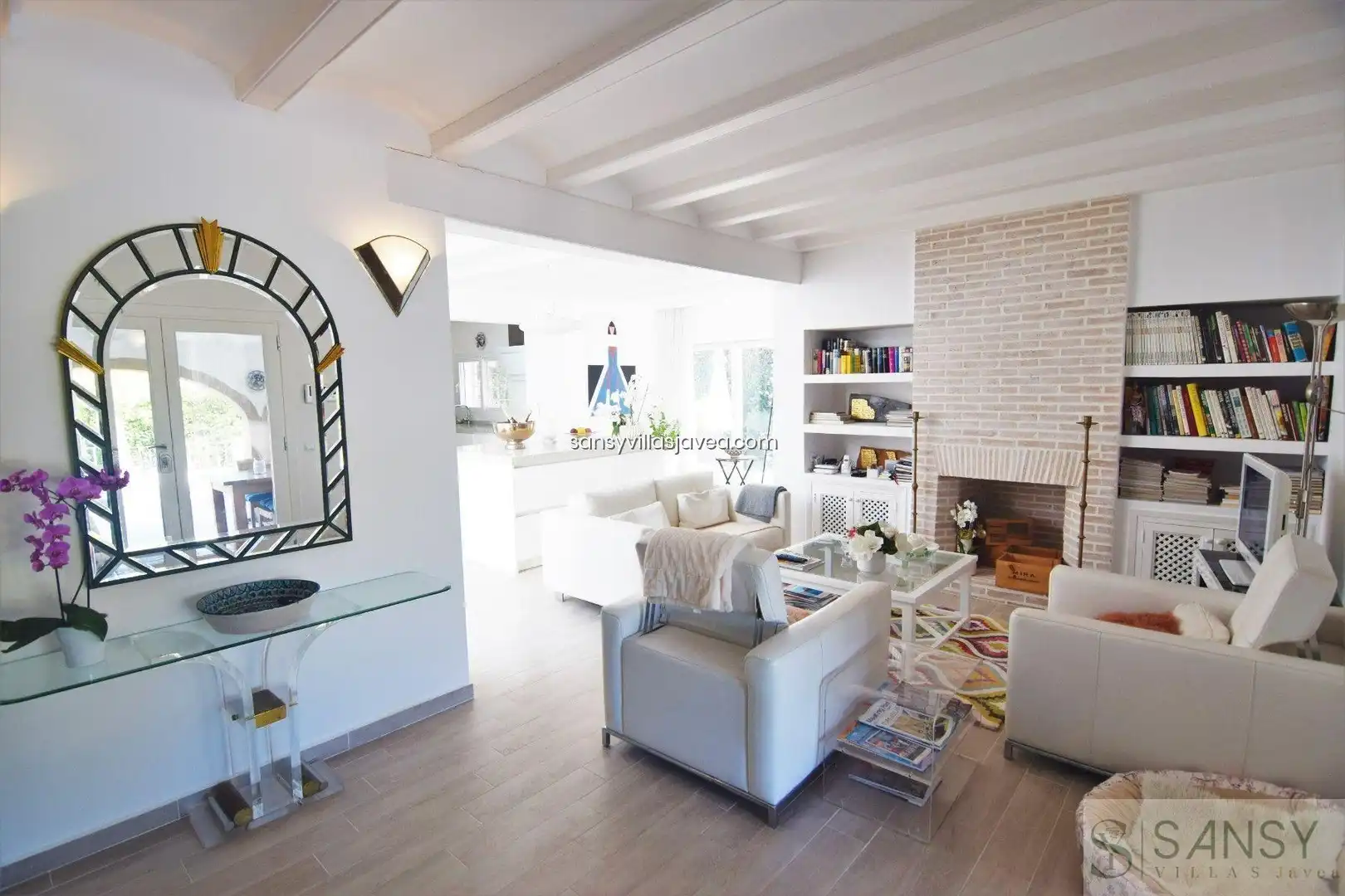 Sala d'estar de Casa o xalet en venda en Jávea / Xàbia amb Aire condicionat i Traster