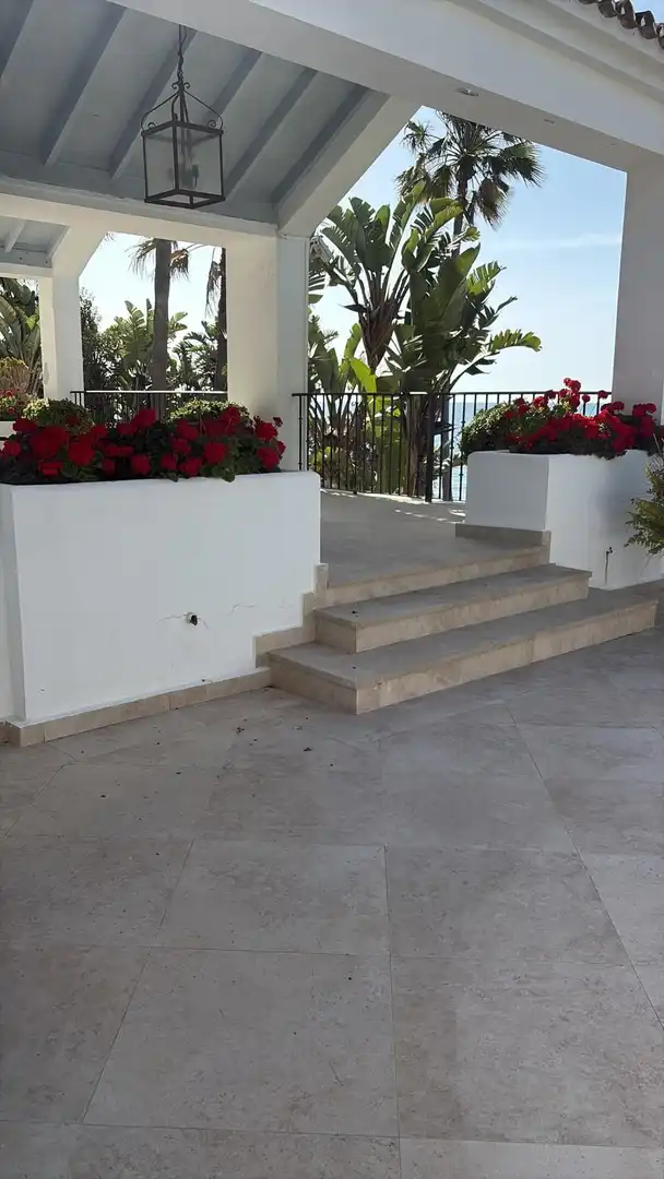 Terrassa de Casa o xalet de lloguer en Estepona amb Aire condicionat, Jardí privat i Terrassa