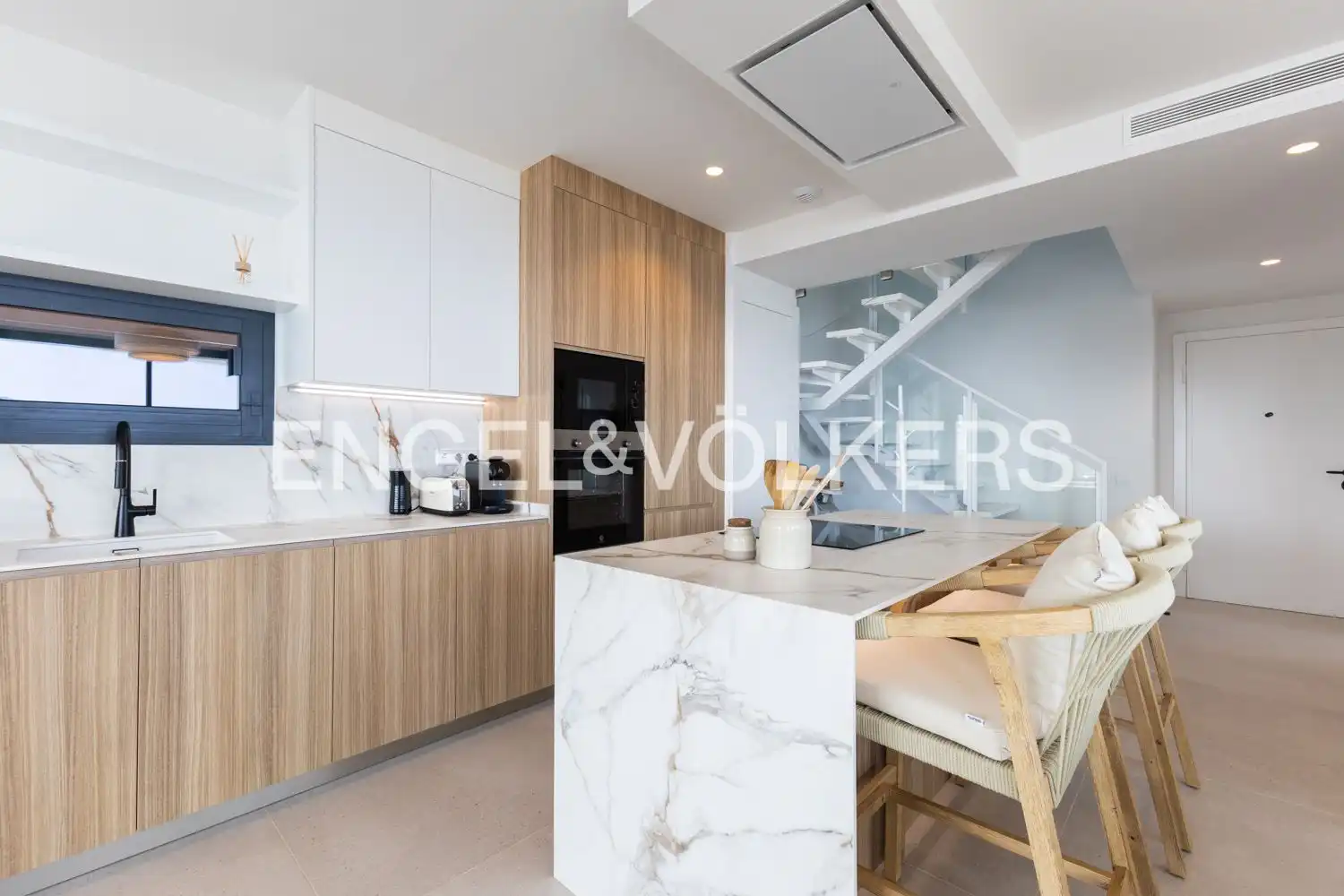 Cocina de Ático en venta en Dénia con Aire acondicionado, Calefacción y Jardín privado
