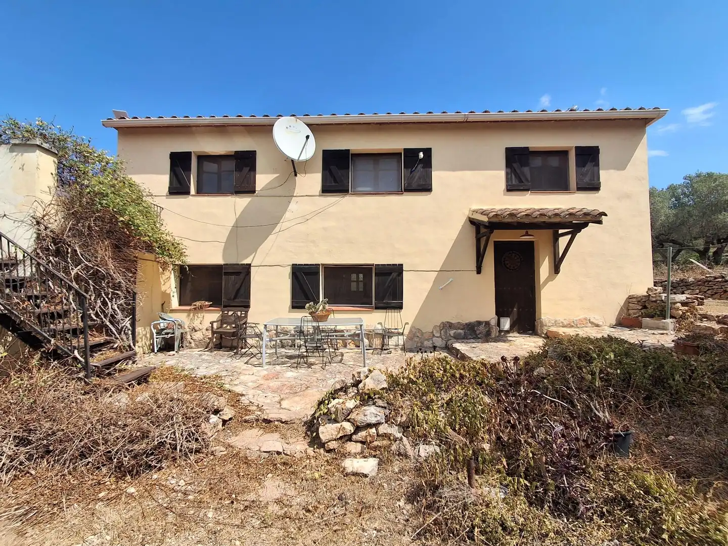 Vista exterior de Finca rústica en venda en Tivissa amb Piscina comunitària