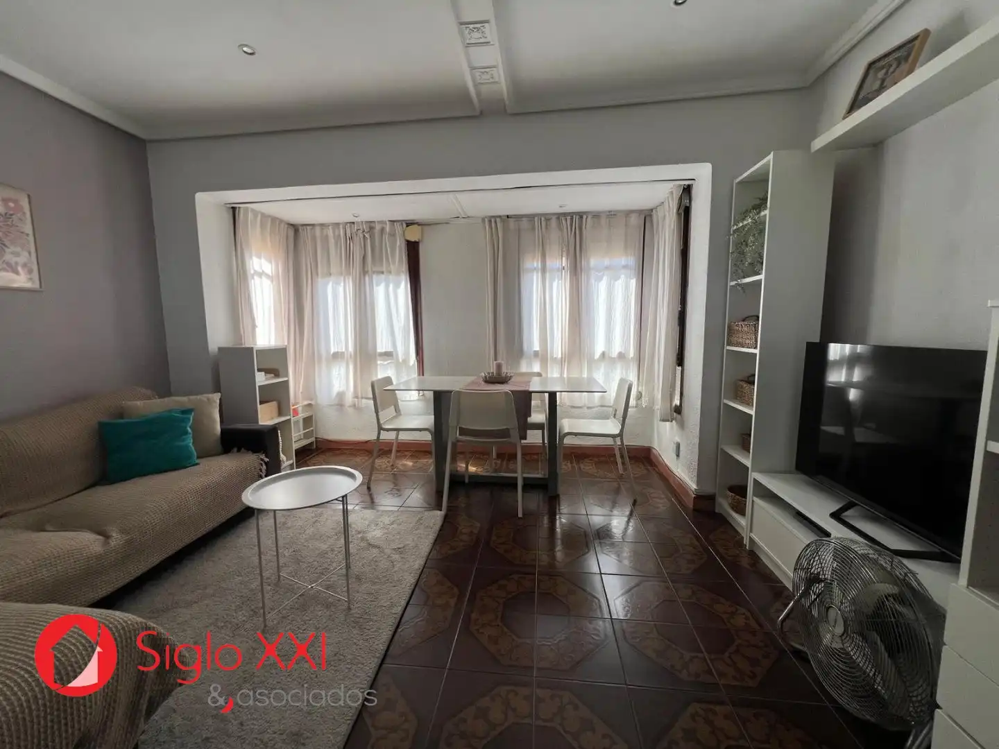 Sala de estar de Piso en venta en Almazora / Almassora con Aire acondicionado, Calefacción y Terraza