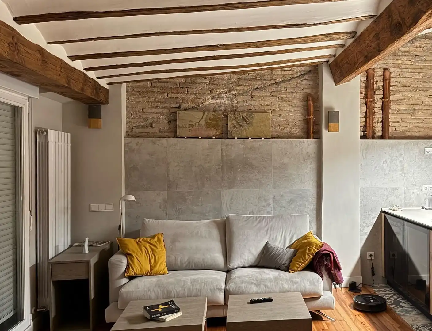 Sala d'estar de Apartament de lloguer en  Logroño amb Aire condicionat, Calefacció i Terrassa