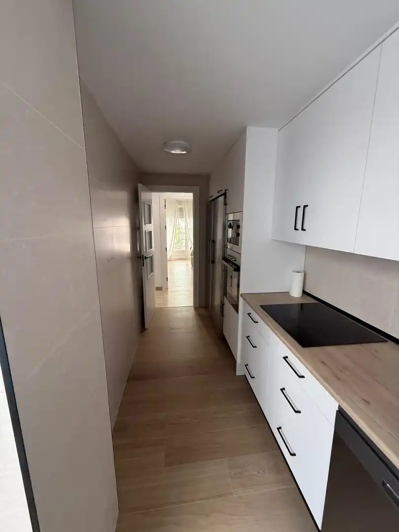 Cuina de Pis de lloguer en Granada amb Calefacció, Terrassa i Moblat