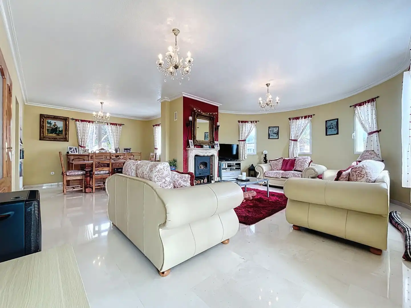 Living room of Houses for sale in L'Alfàs del Pi  with Air Conditioner, Heating and Private garden