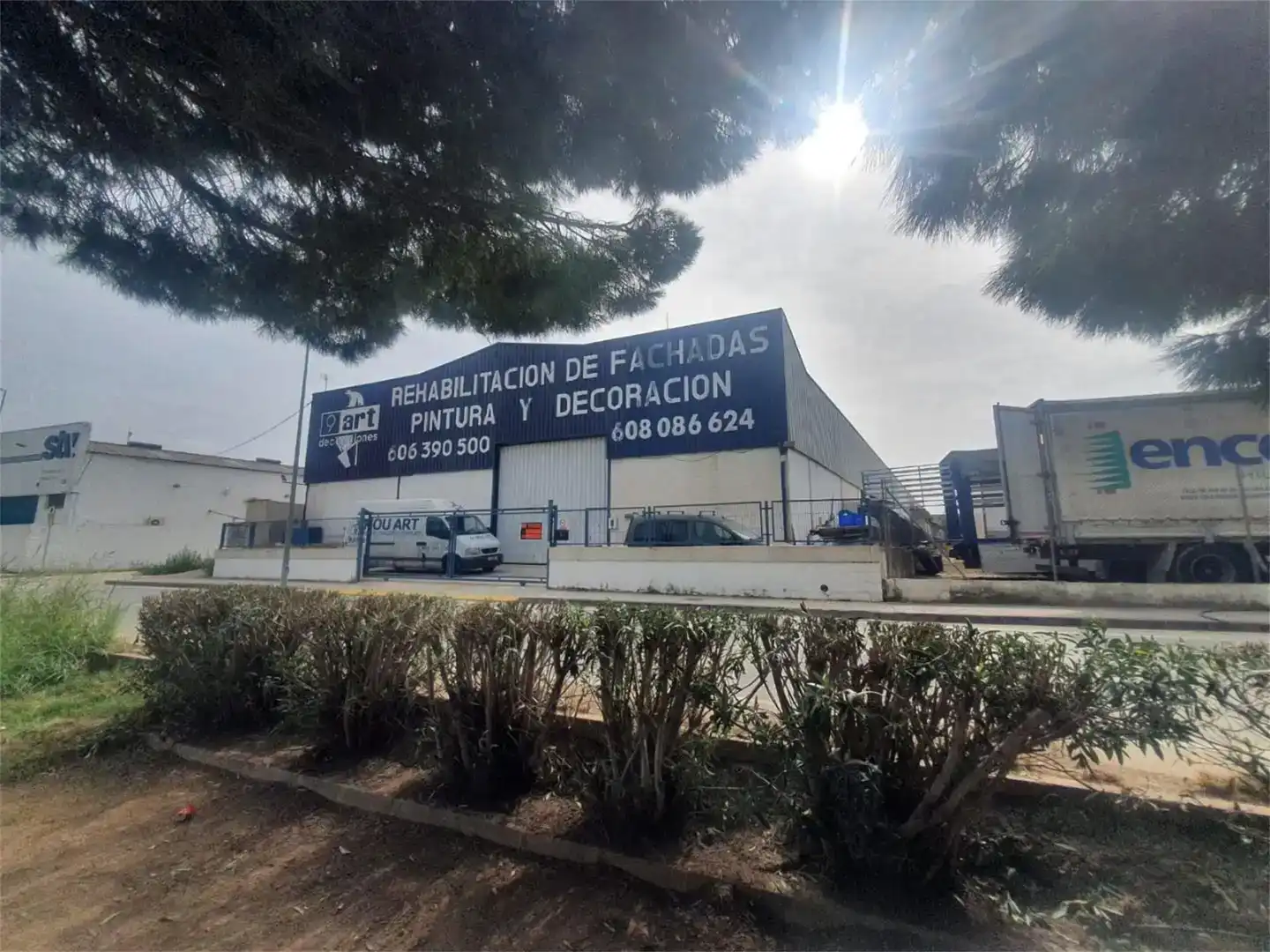 Vista exterior de Planta baja en venta en El Real de Gandia con Aire acondicionado y Amueblado