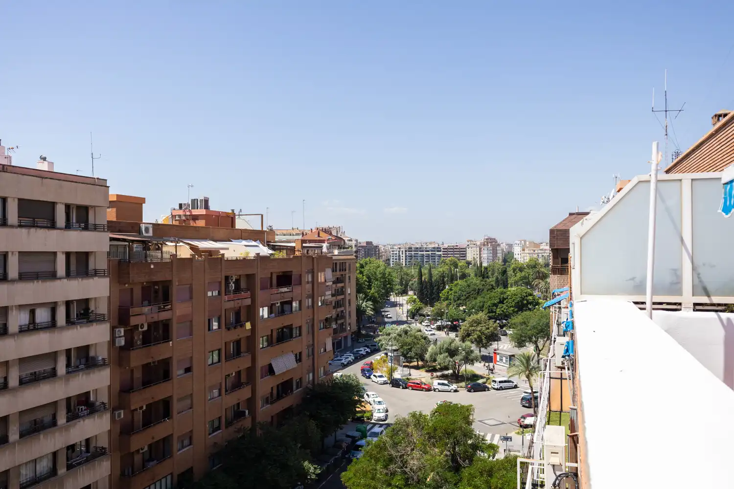 Vista exterior de Ático de alquiler en Valencia con Aire acondicionado, Calefacción y Terraza