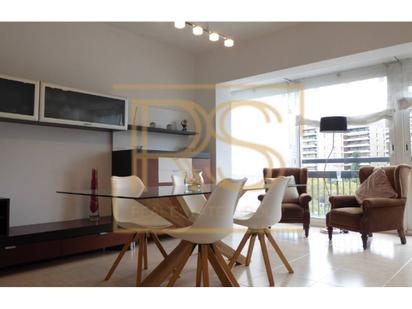 Dining room of Flat to rent in  Barcelona Capital  with Air Conditioner, Heating and Terrace