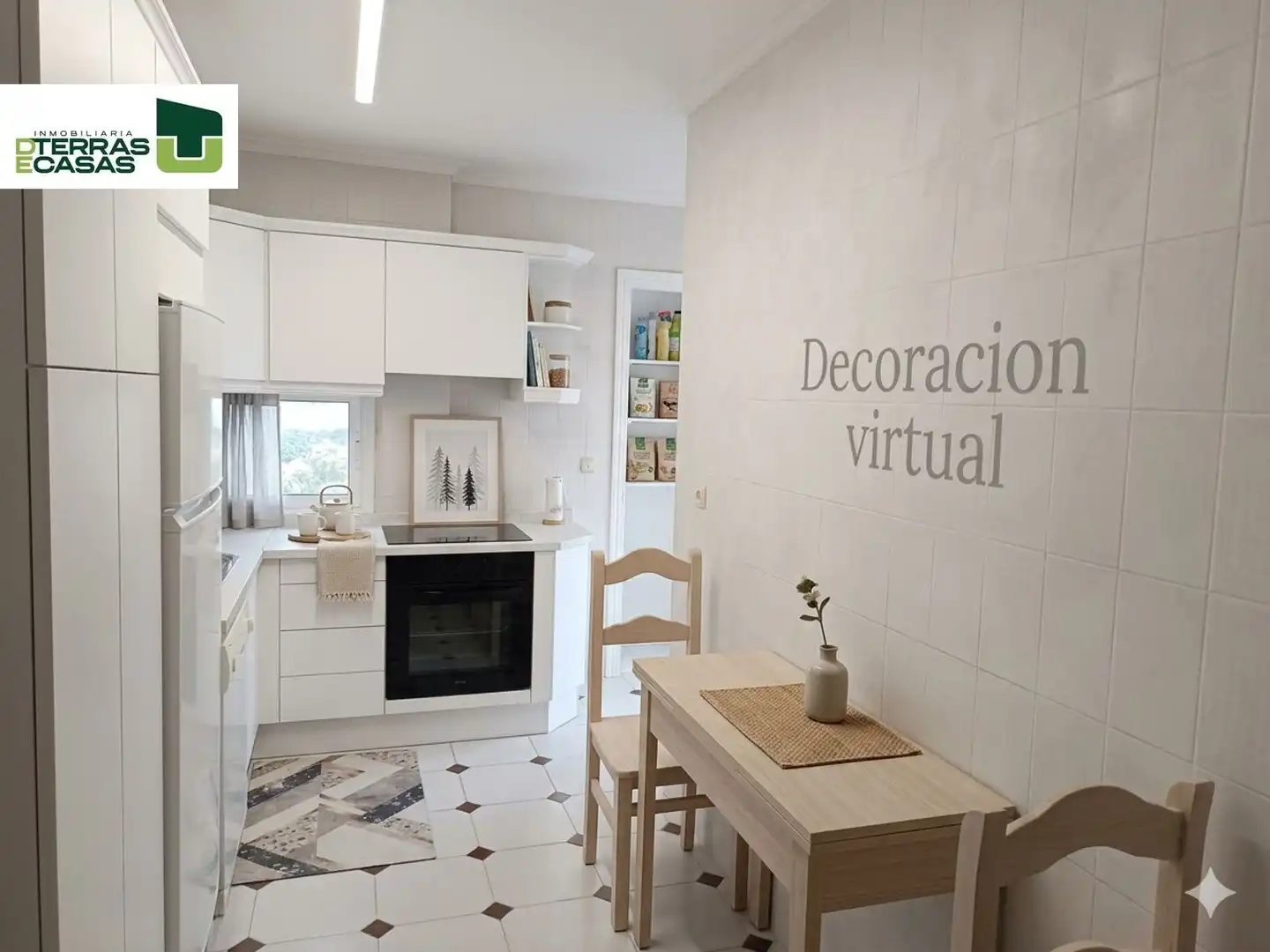 Cocina de Piso en venta en Pontevedra Capital  con Calefacción, Terraza y Trastero
