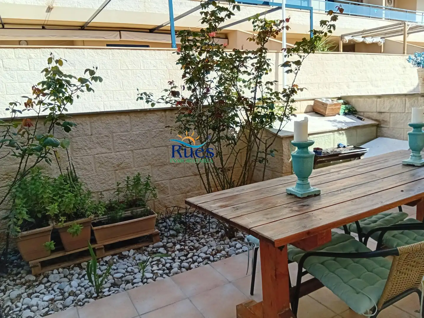 Terrasse von Einfamilien-Reihenhaus zum Verkauf in Torreblanca mit Terrasse, Balkon und Gemeinschaftspool